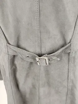 Gerry Weber Damen Rauhledermantel grau - XL/42 - Bild 4