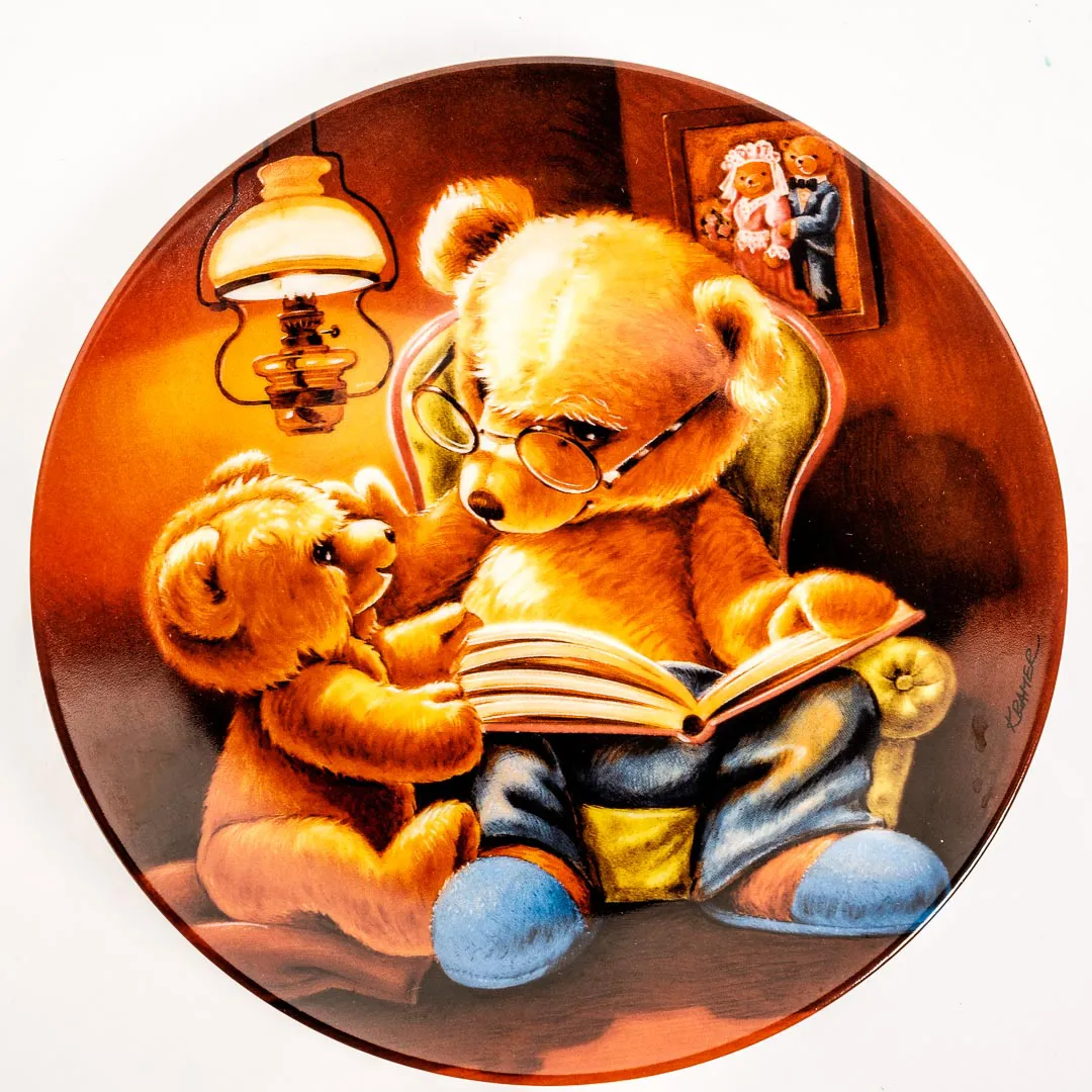 5 Stück Wand/Sammelteller „Teddy und seine Freunde“  – Bild 6