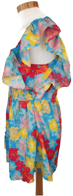 Mamalicious Damen Top blau/gelb/rot geblümt - M/38 - Bild 3