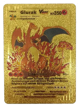Pokémon Sammelkarte Goldfolie Vmax Glurak Vmax - Bild 4