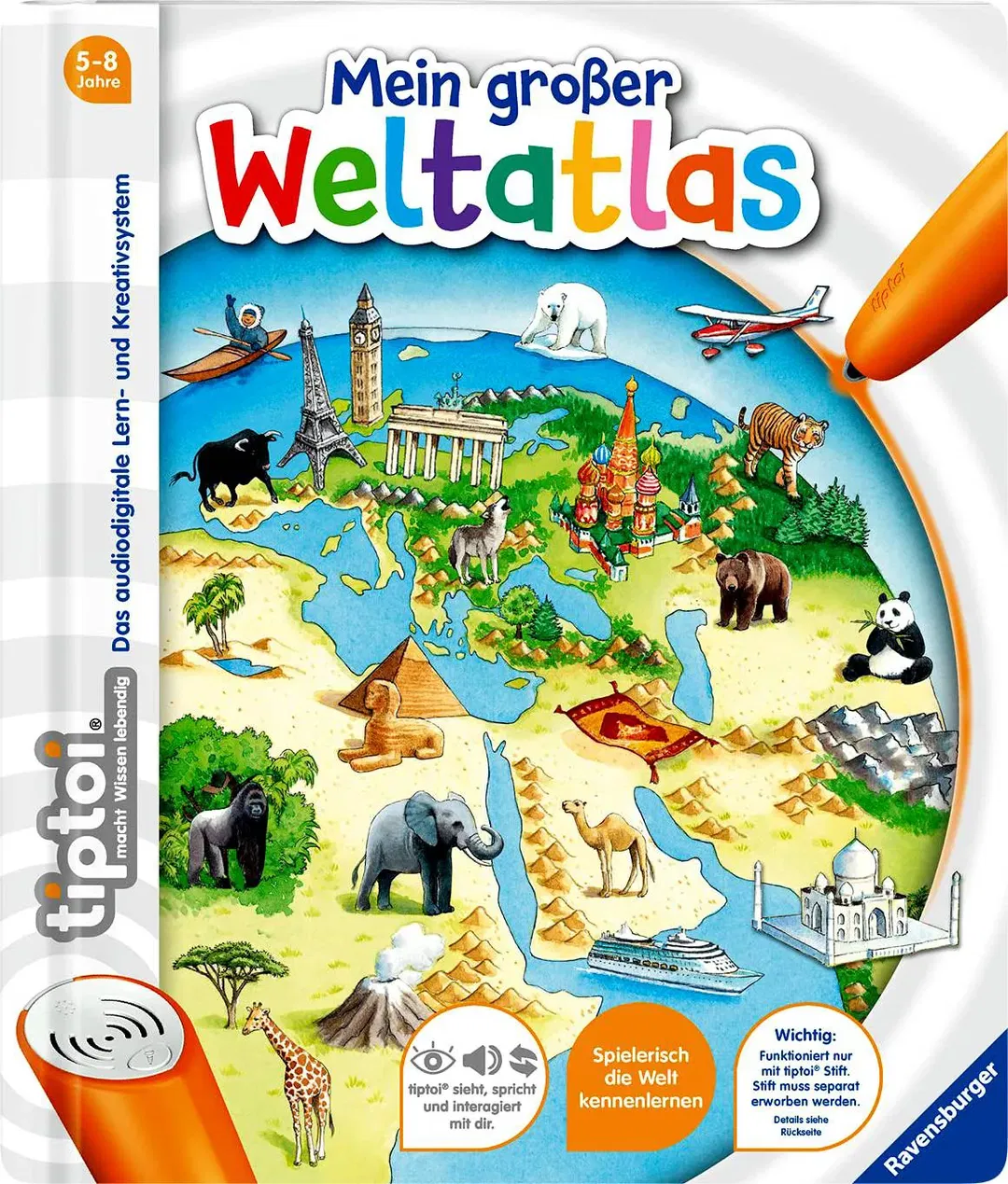 Tptoi - Mein großer Weltatlas – Interaktives Lernbuch ab 5 Jahren - Bild 4