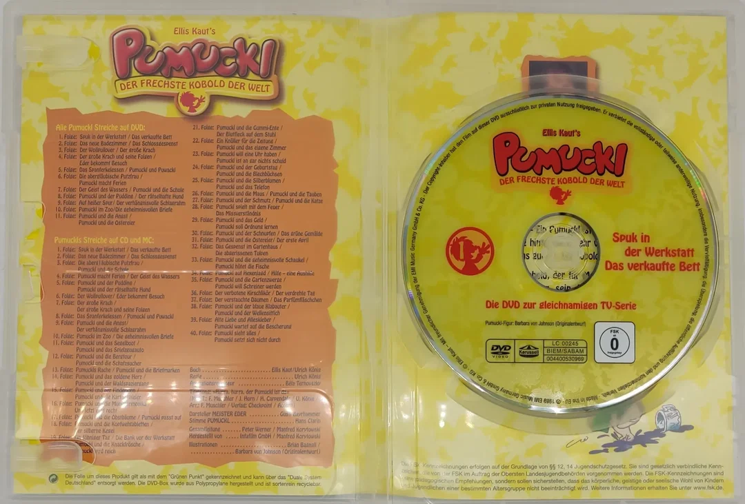 DVD Teil1 "Spuk in der Werkstatt Das verkaufte Bett" von Pumuckl – Bild 3