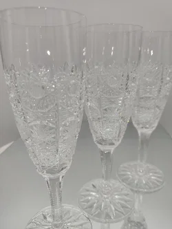Kristall Sektgläser 4er Set | Tschechisches Bleikristall - Bild 3