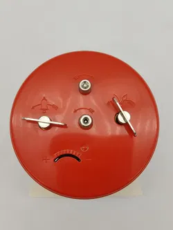 Vintage Wecker / Marke Peter - orange - Bild 4