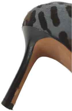 John Grey Damen Pumps Kunstfell, Animal Print - Größe 37,5 - Bild 6