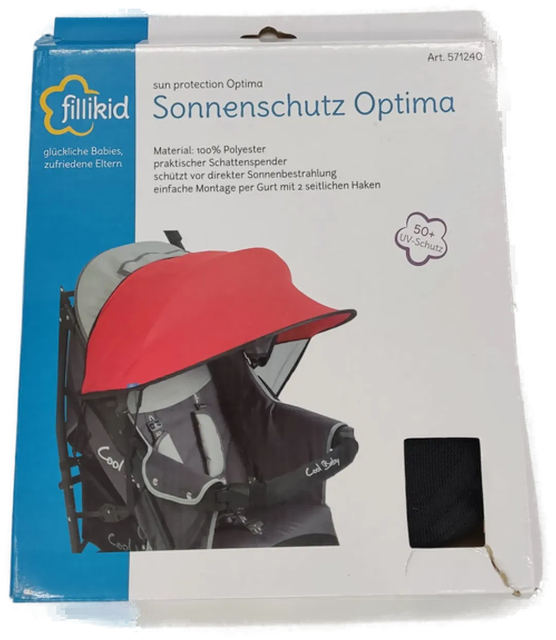 FILLIKID Sonnenschutz Optima für Kinderwagen - Bild 4