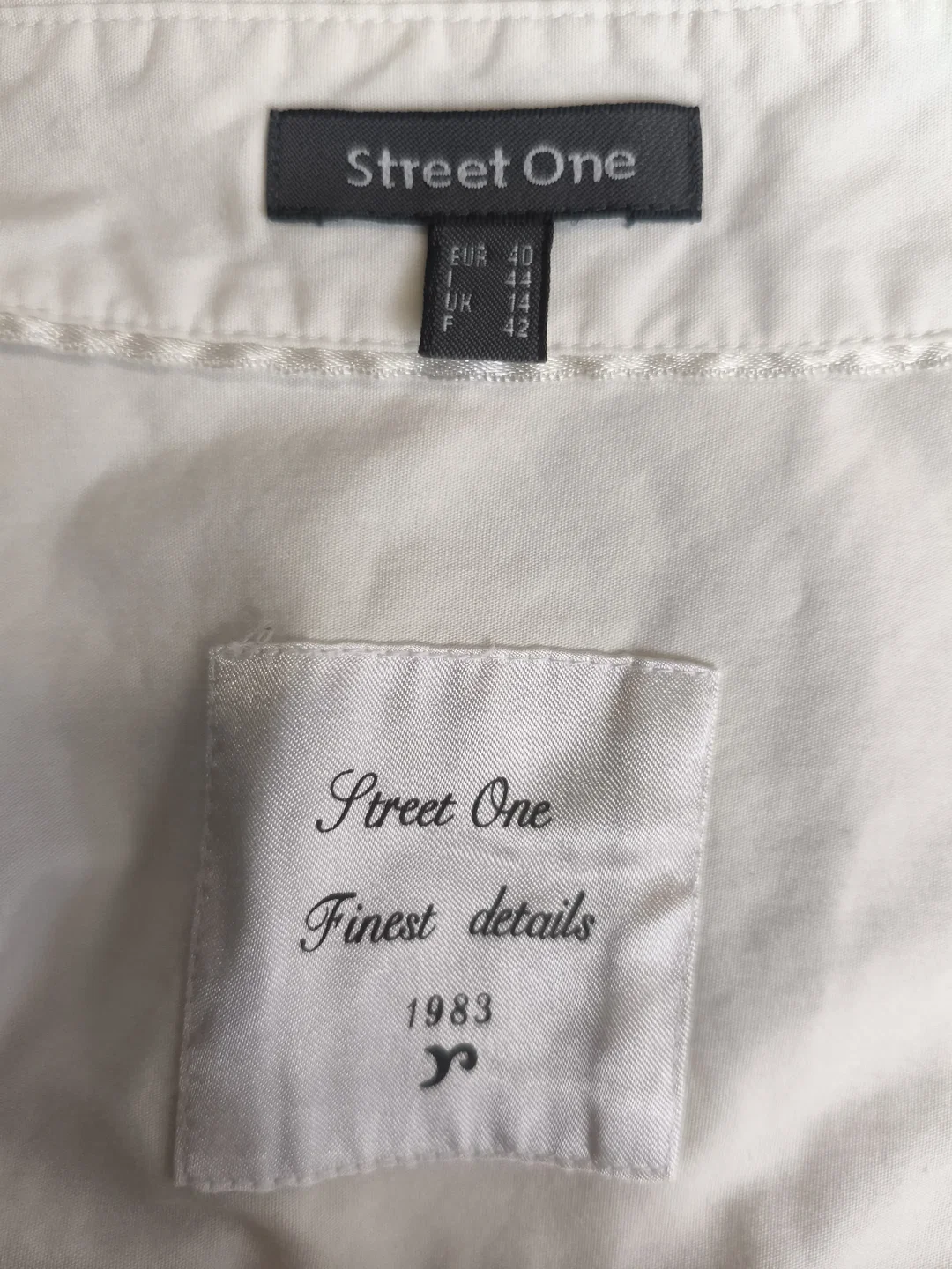 Street One, Hemdbluse Damen, Baumwolle, Gr. 40 – Bild 4