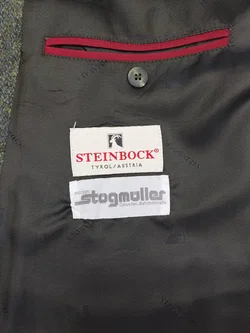 Herren Loden Sakko, Steinbock | Traditionsstück, chemisch gereinigt – Vorschau 4