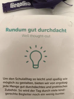 Ergobag, Brustbeutel lila, neu - Bild 5