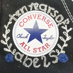Converse Herren Chucks mit Blumenstickerrei schwarz Gr. 46 – Vorschau 9