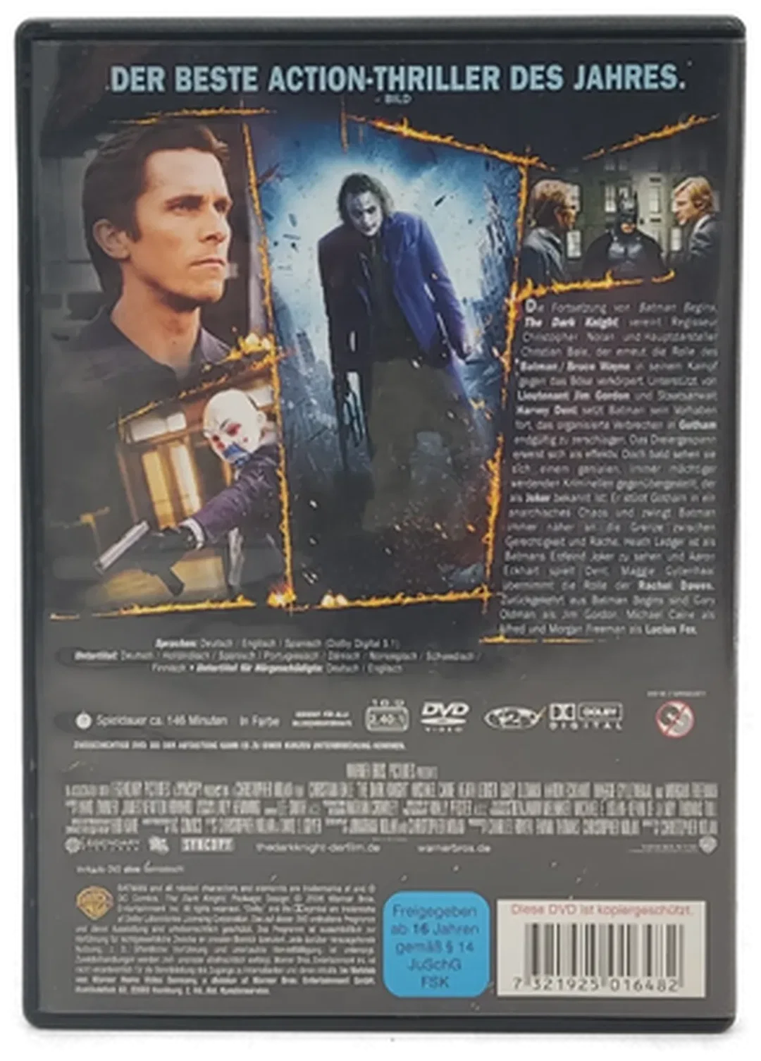 DVD "The Dark Knight" mit Christian Bale und Maggie Gyllenhaal – Bild 2