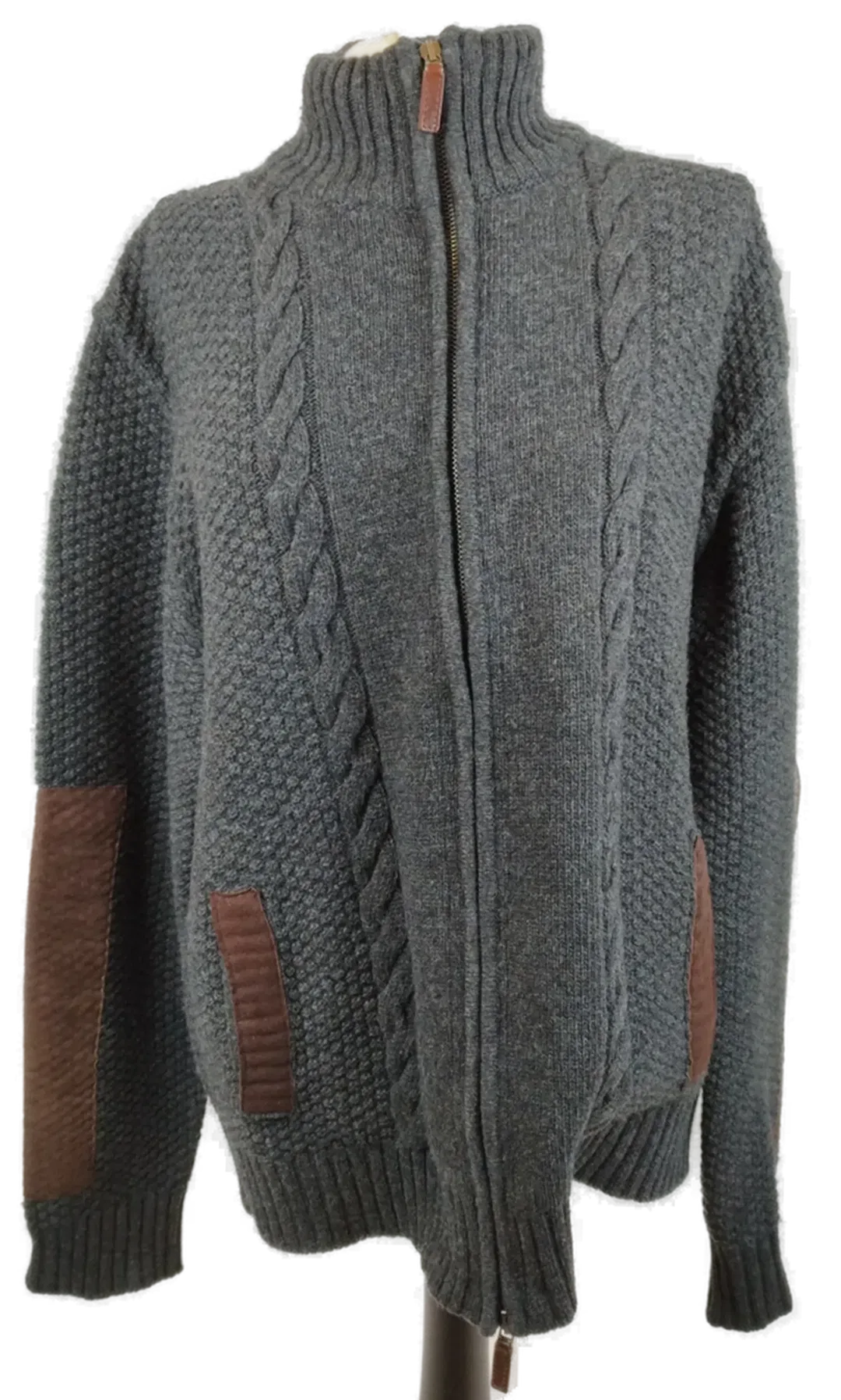 ETRO XL Wolljacke - Gr. XL / 100% Lana Wolle, Ziegenleder und Seide - Bild 1