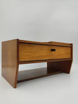 Kleines Mid-Century Wandboard, Teak - Bild 2