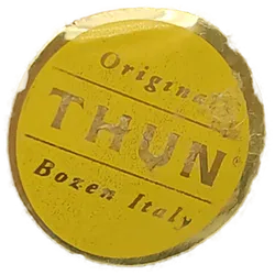 Thun Keramik Katze grau/gold mit roter Schleife - Bild 2