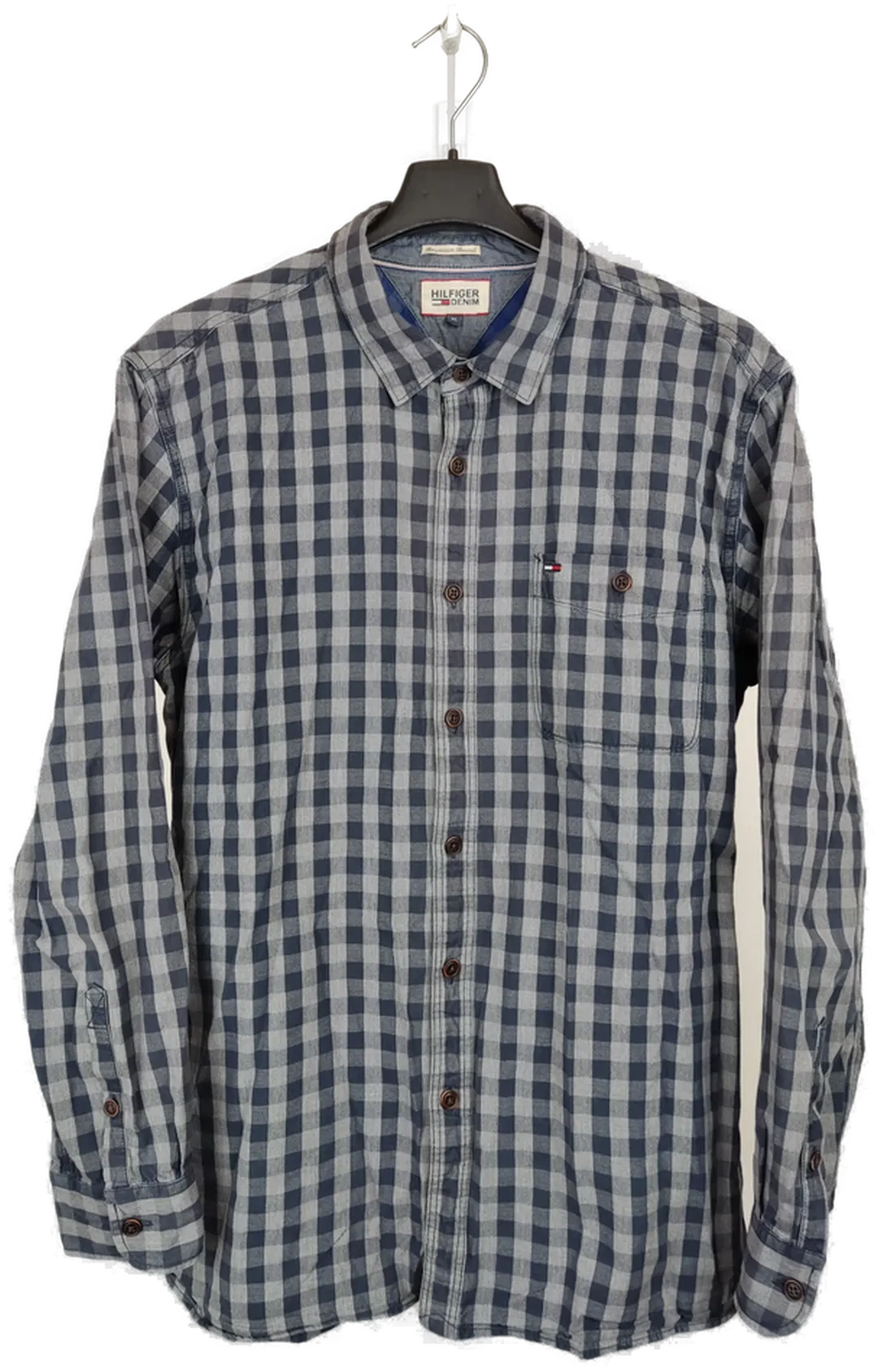 Tommy Hilfiger Herren Hemd blau Gr.XL - Bild 4