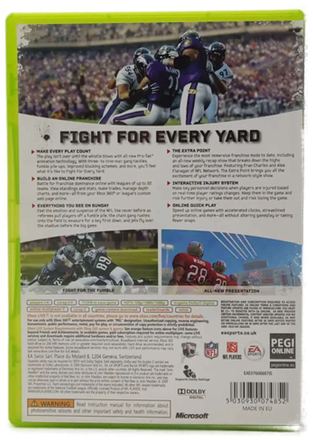 XBOX 360 Game "Madden NFL 10" – Bild 2