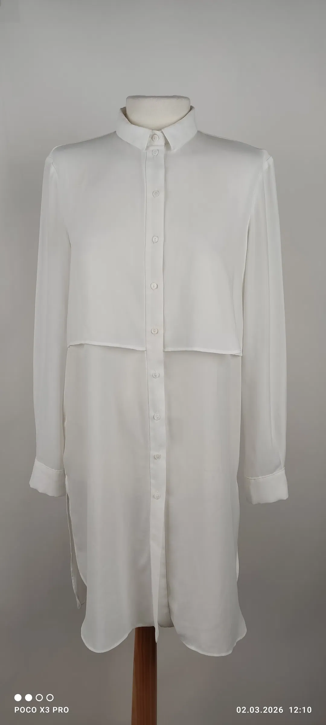 Mango Weiße Hemdbluse - Bild 1