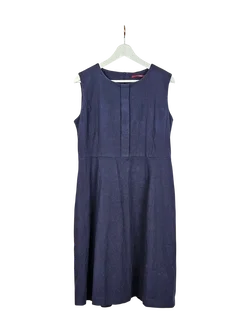 Lanius Damen Midi-Kleid, dunkelblau - Gr. XXL / 44 - Bild 1