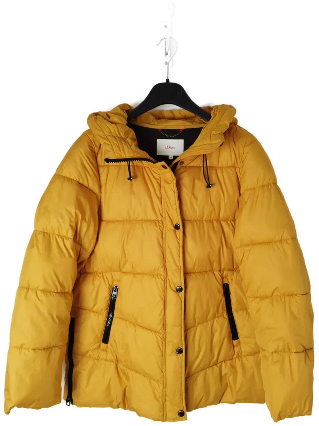 s.Oliver Steppjacke mit Kapuze, senfgelb, Gr. 40 - Bild 4