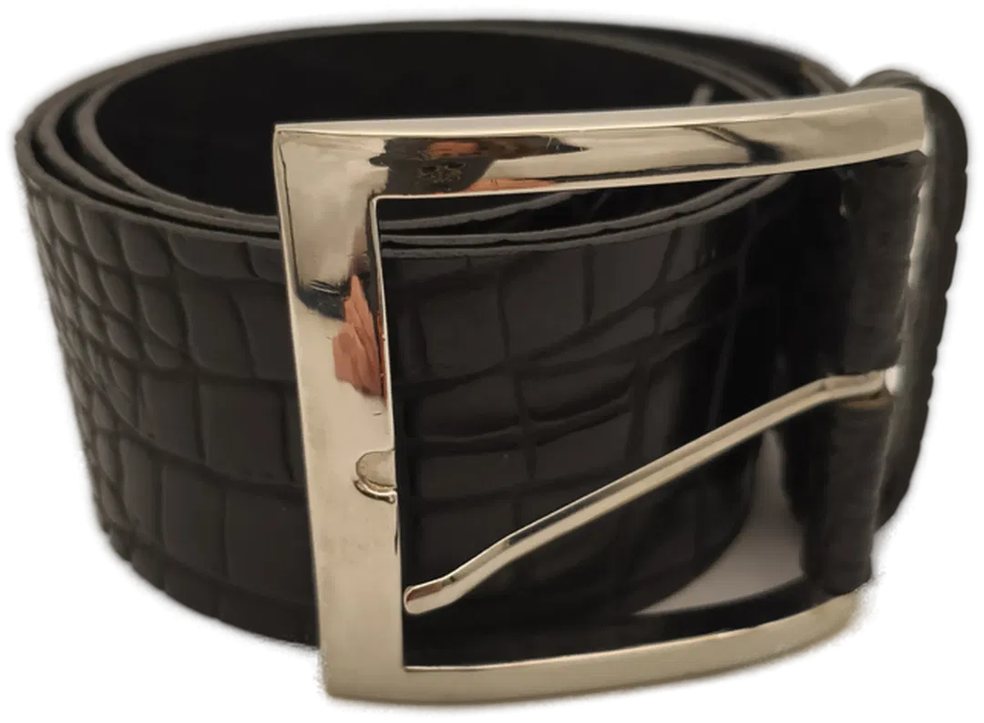 breiter Gürtel, Krokogürtel, Damen, 95cm - Bild 1