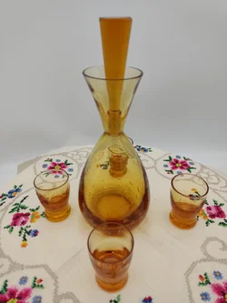 Likörset mit Bauchiger Glaskaraffe & 4 Gläser | Bar-Abend - Bild 4