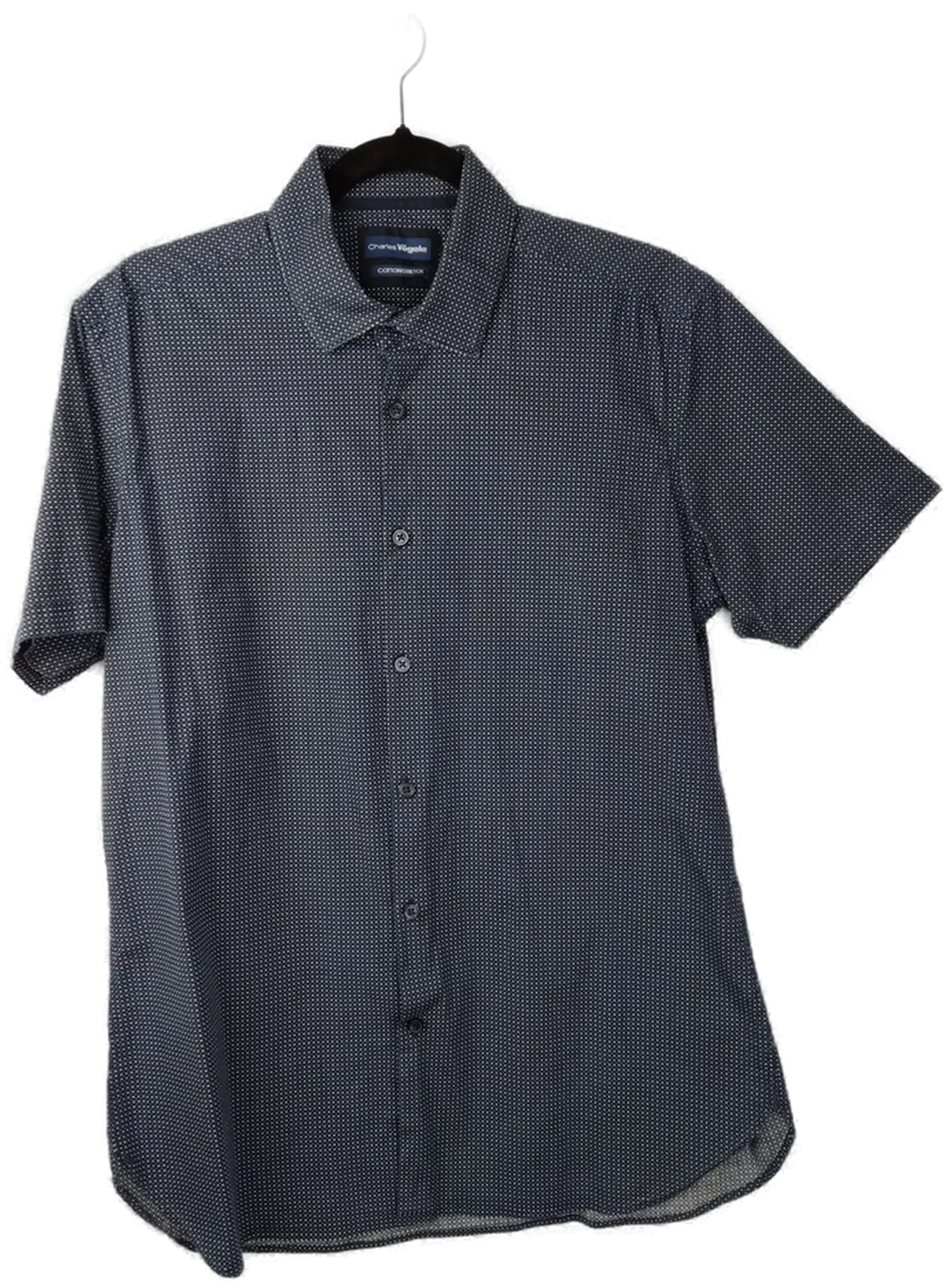 Herren Hemd Charles Vögele Gepunktet Baumwolle | Lässiger Klassiker - Bild 1