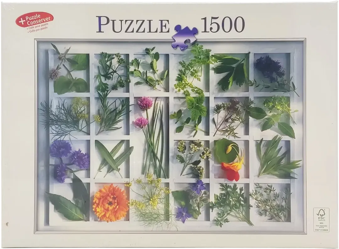 PUZZLE CONSERVER Puzzle mit Küchenkräuter Motiv (1500 Stück) - Bild 1