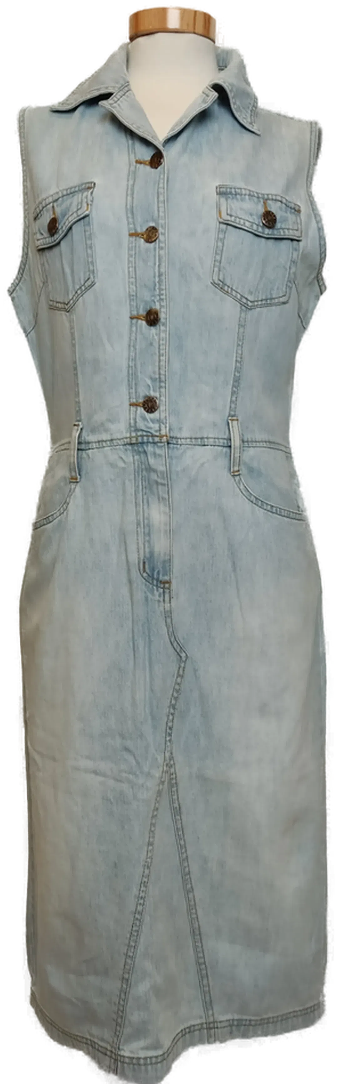 Flash Jeans Damen Kleid Midi blau Gr. 38 - Bild 1