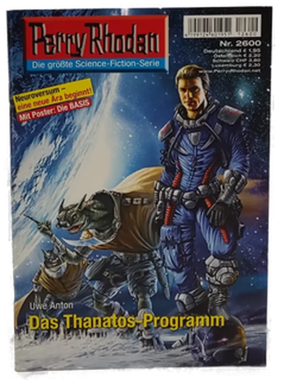 Romanheft Perry Rhodan Das Thanatos-Programm Erstauflage Nr. 2600 - Bild 2