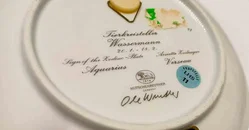 Hutschenreuther Ole Winther Wandteller „Wassermann“ Sternzeichen – Vorschau 3