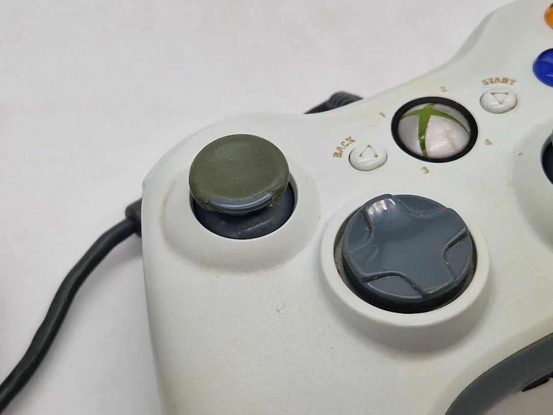 Original Microsoft Xbox 360 Controller - Kabelgebunden - weiß – Bild 4