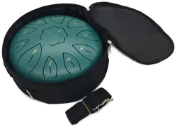 Stahlzungentrommel Asmuse Steel Tongue Drum, C-Dur , 10 Zoll, 11-Ton-Schlaginstrument mit Reisetasche und Stäben - Bild 3