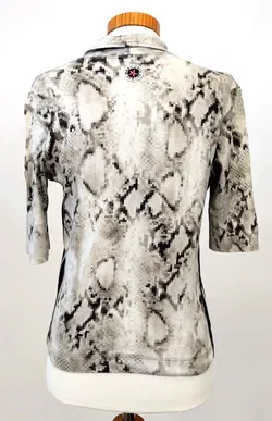 MARCCAIN Sports Damen T-Shirt gemustert - Gr. S - Bild 4