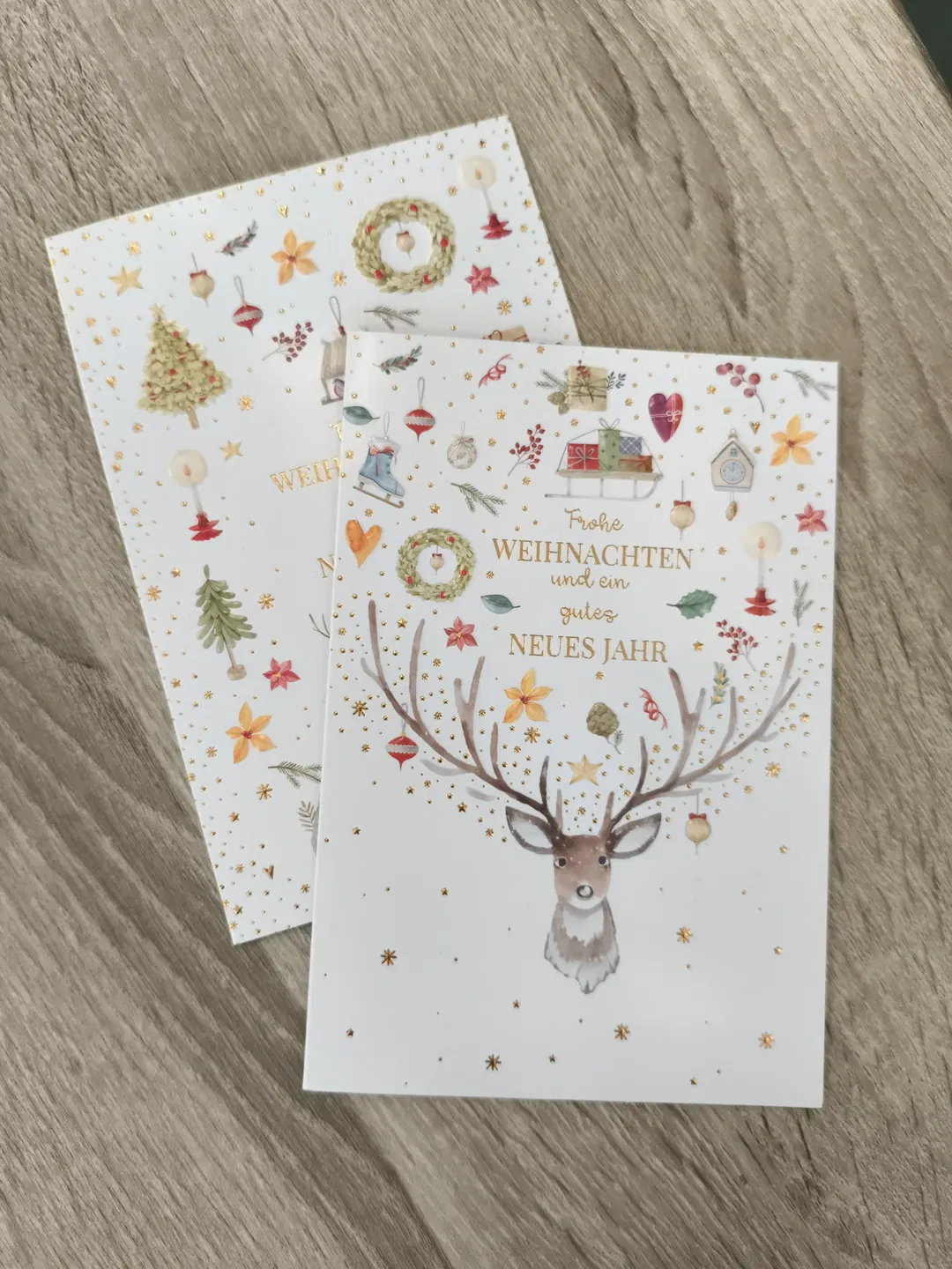 10 Weihnachtskarten mit Kuvert, Weihnachten - Bild 1