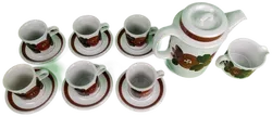 14-teiliges Vintage-Kaffeeservice der Marke Arabia Finnland - Bild 2