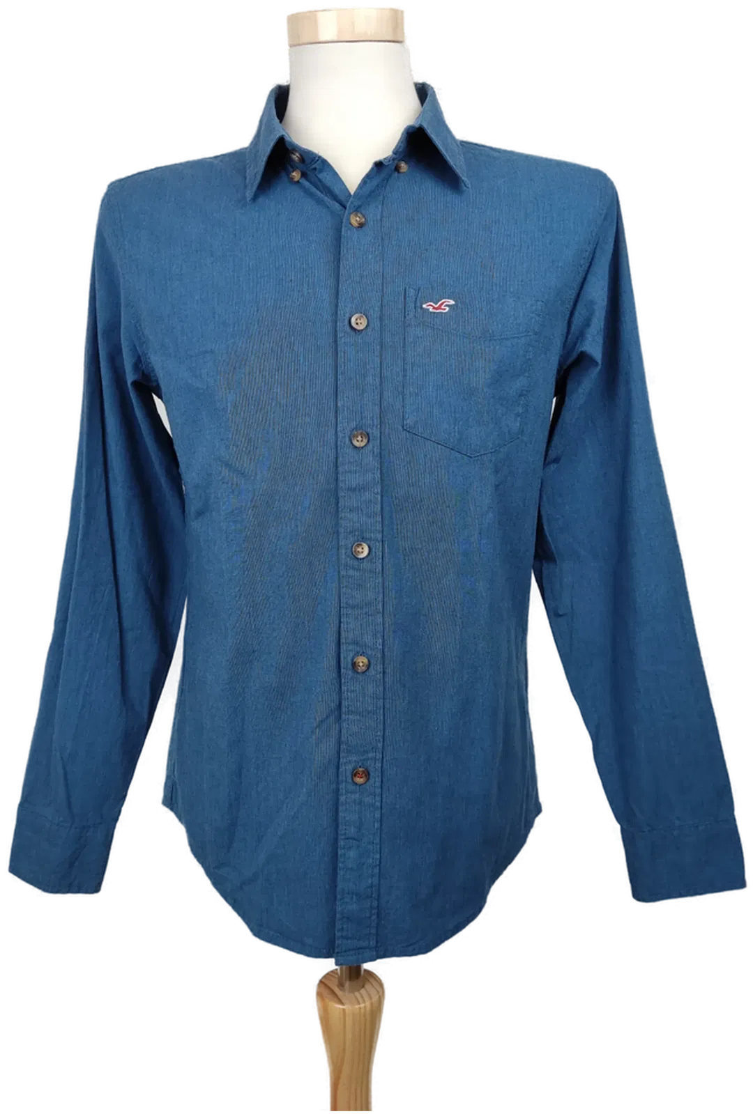 Hollister Herren Hemd blau Gr.S - Bild 4