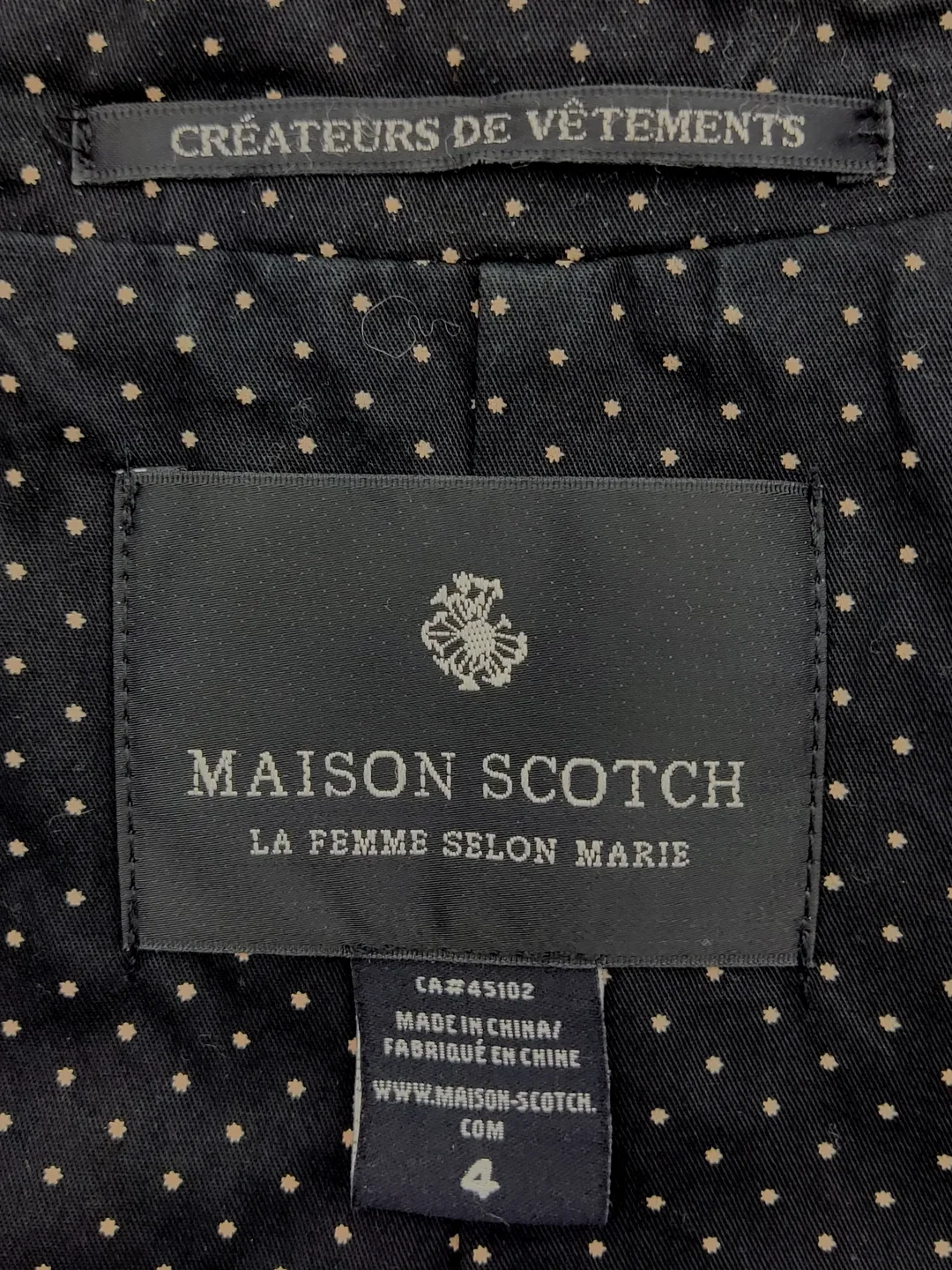 Maison Scotch - Damenblazer Gr. L – Bild 4