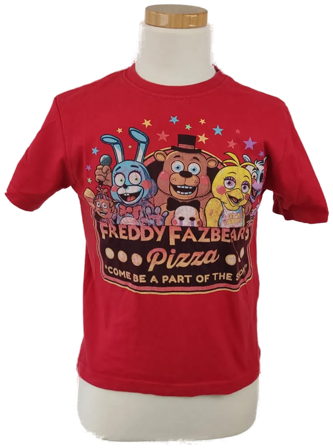 Fashion UK Kinderkurzarm T-Shirt rot - 7-8 Jahre - Bild 4