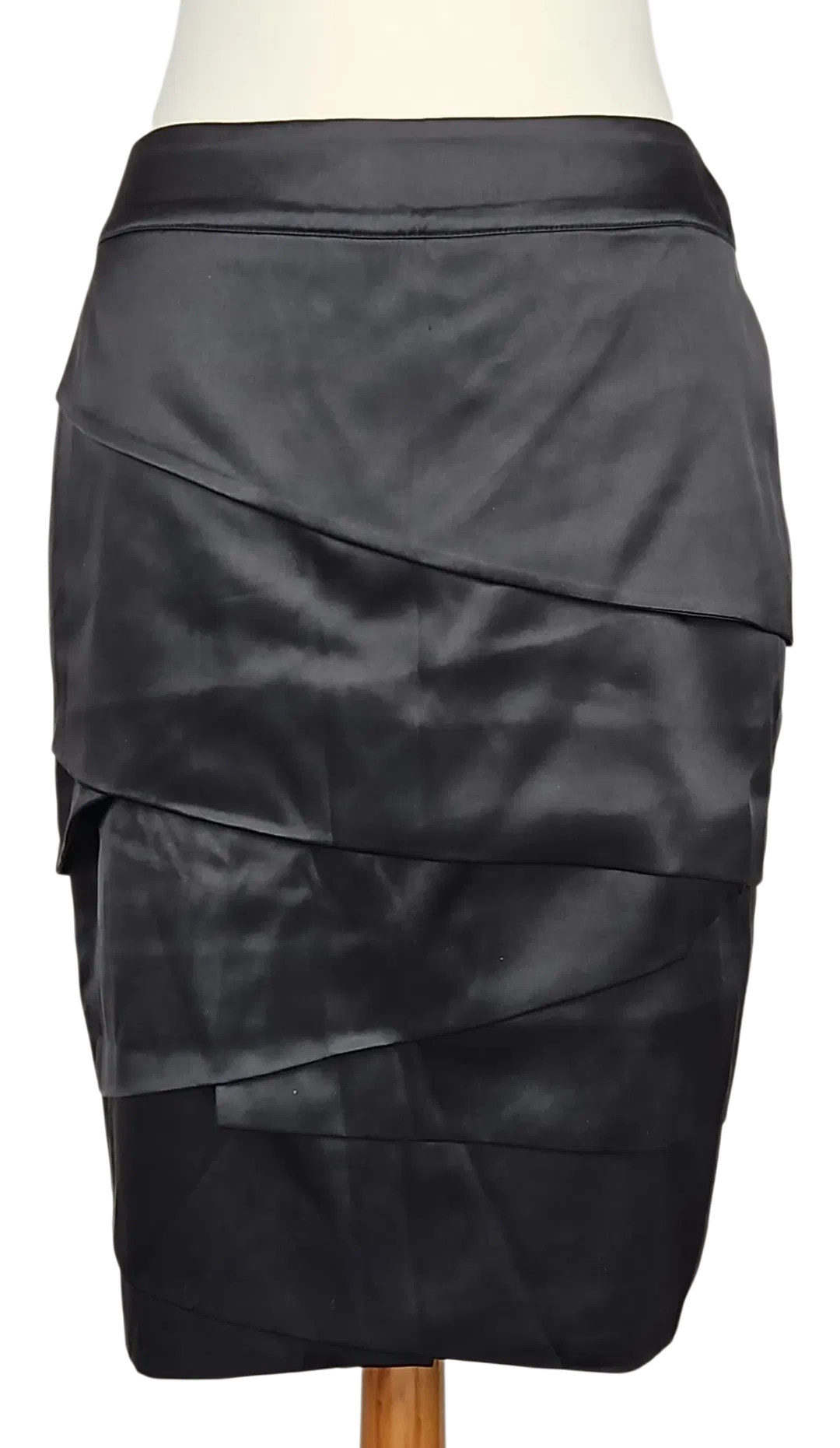 Roberto Cavalli Damen Seidenrock, schwarz - Gr. M/L - Bild 4