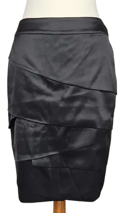 Roberto Cavalli Damen Seidenrock, schwarz - Gr. M/L - Bild 1