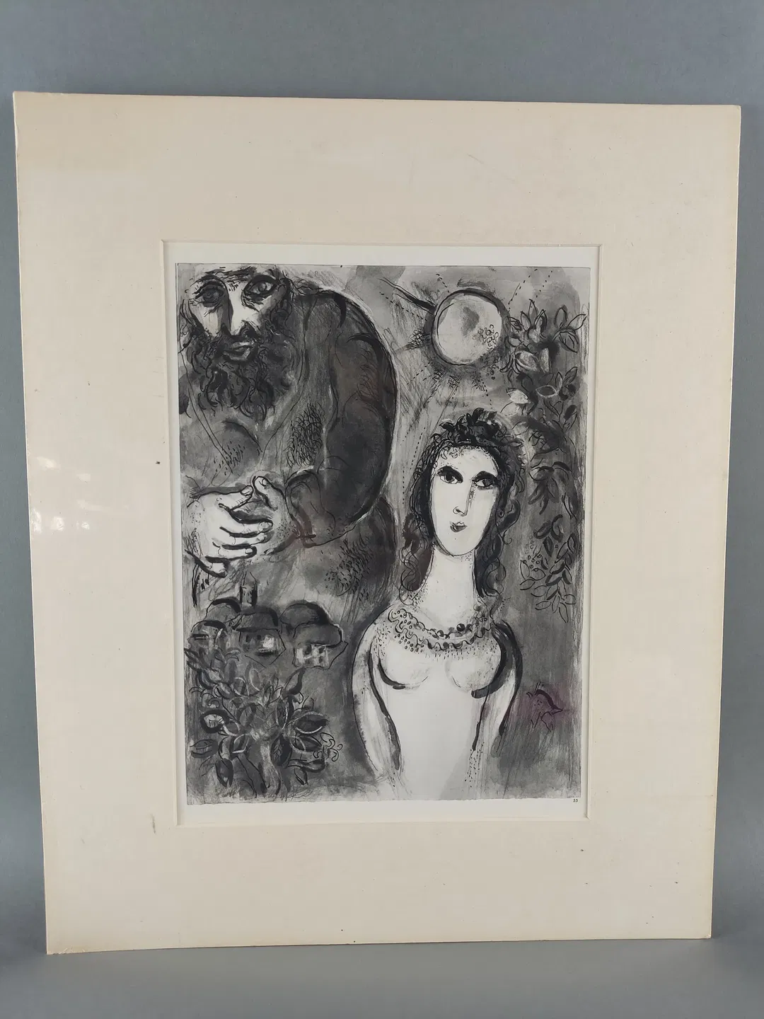 Marc Chagall / Druck in Passepartout 41 x 50 cm - Bild 4