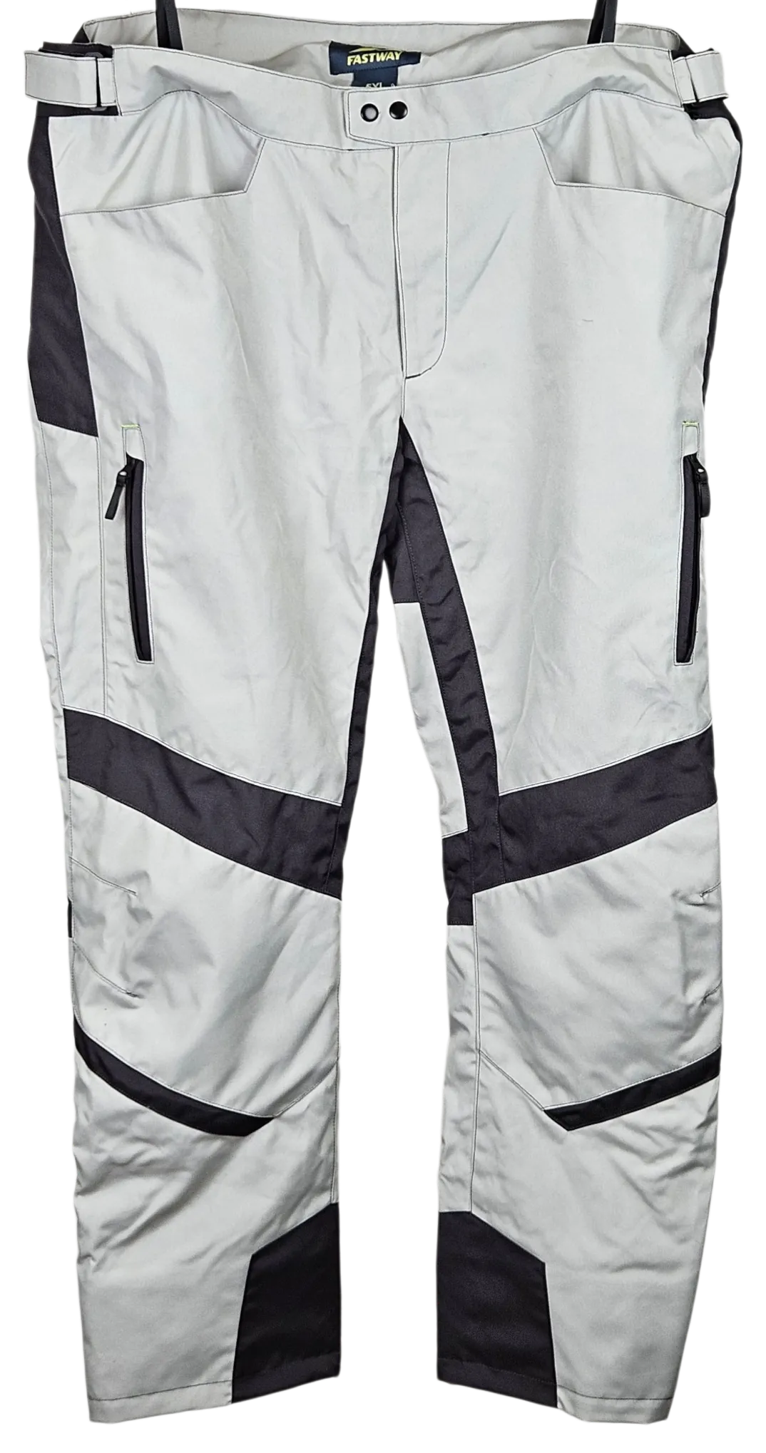 FASTWAY Herren Motorrad Jacke & Hose, schwarz/grau- Gr. 5XL – Bild 7