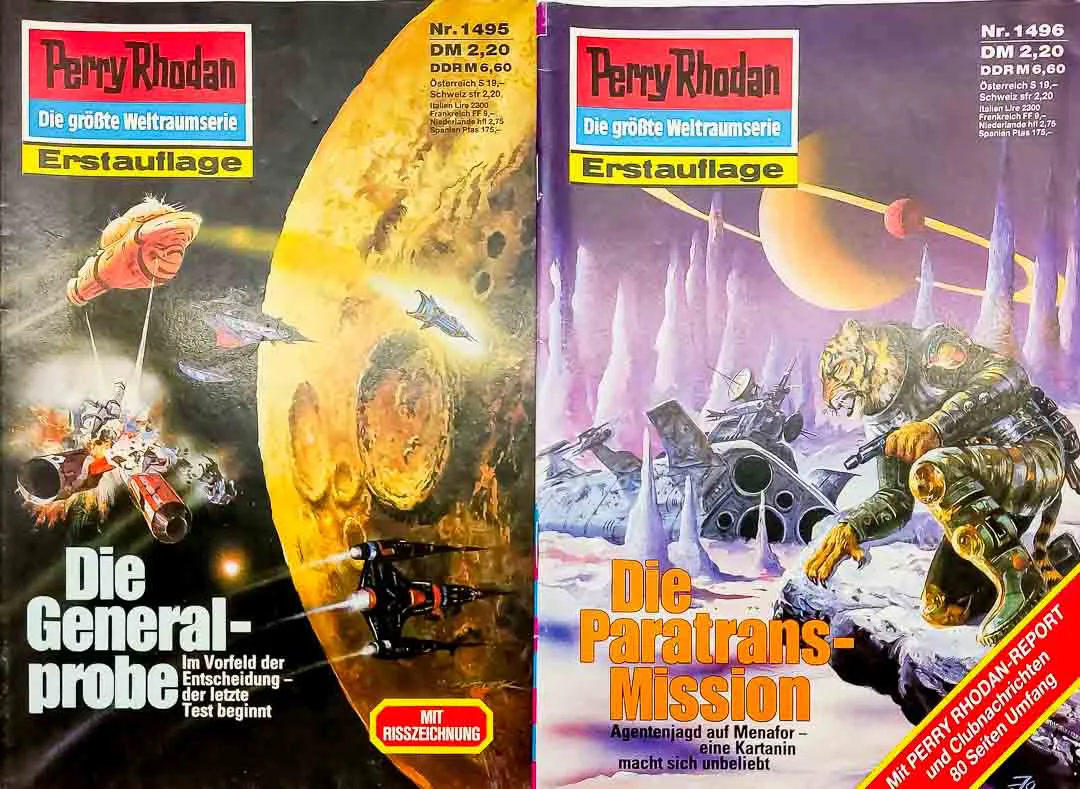 Taschenbücher Perry Rhodan Erstauflage Konvolut 18 Stück – Bild 2