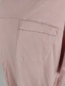 Yessica Damen T-Shirt XL altrosa, Brusttasche, kurzer Arm - Bild 2