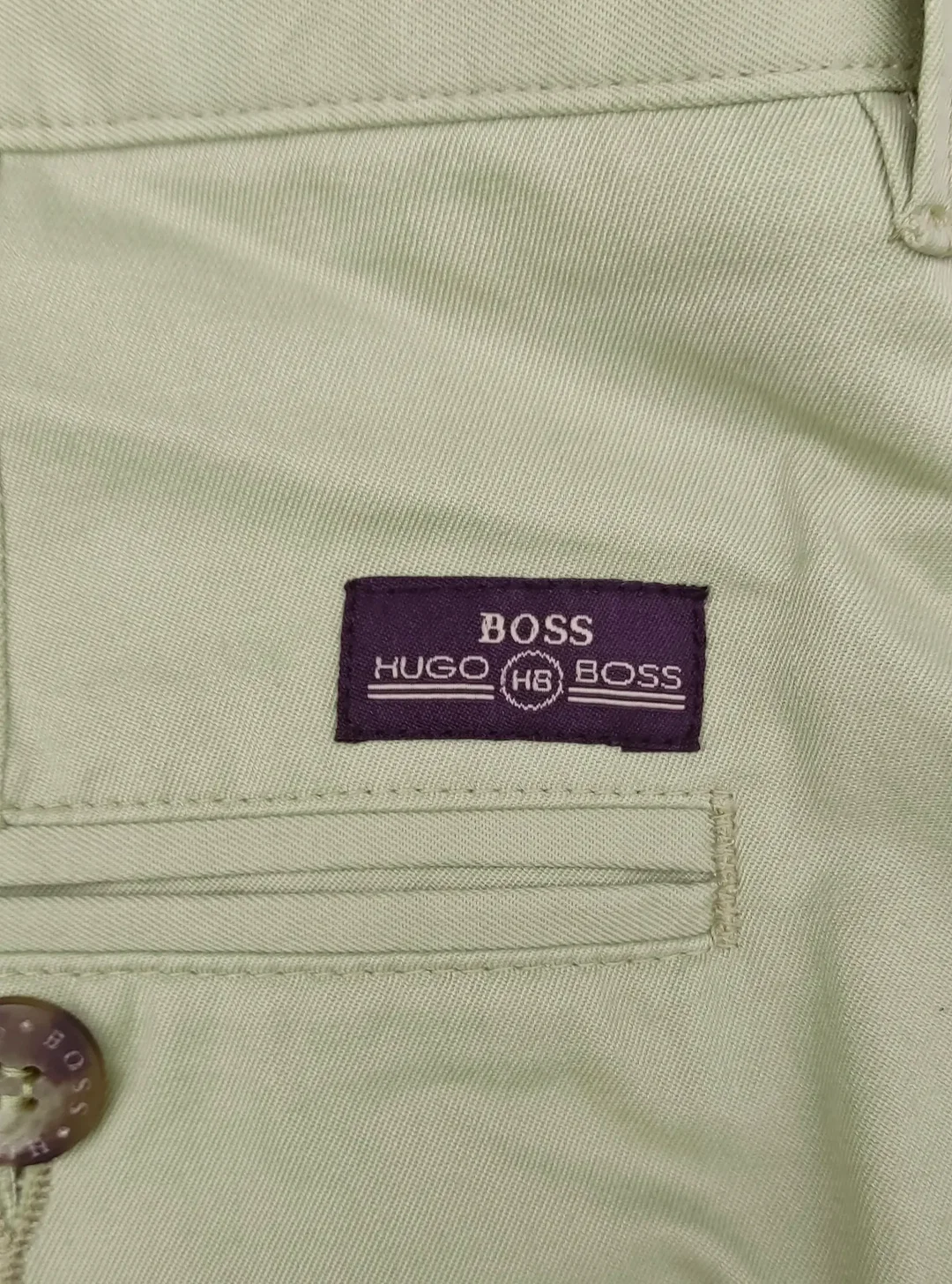Boss Herren Hose beige Gr. 52 – Bild 5