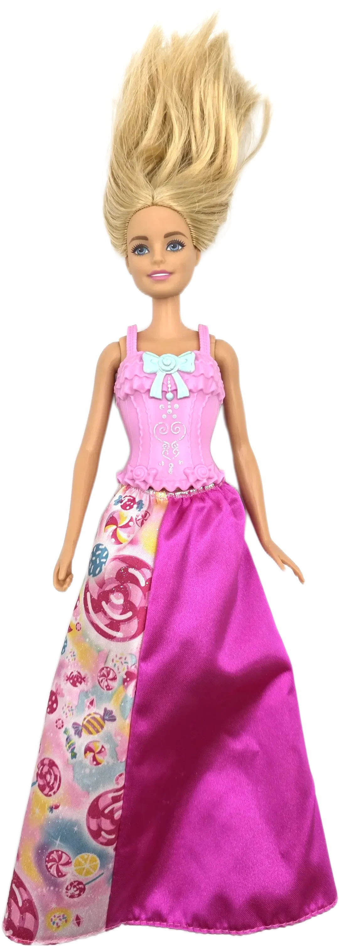 Mattel Barbie-Puppe mit pinkem Kleid – Bild 3