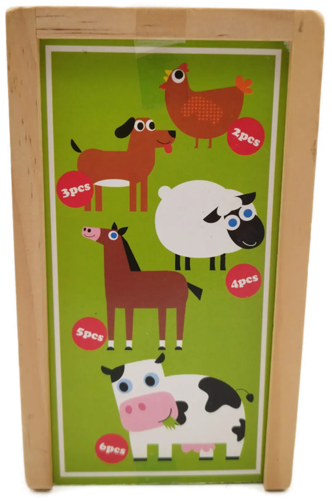 Holzpuzzle mit Bauernhoftieren - Spiel von small foot - Bild 4