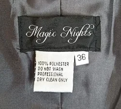 Magic Nights Damen-Midi-Cocktailkleid silber mit Pailletten Gr. S - Bild 4