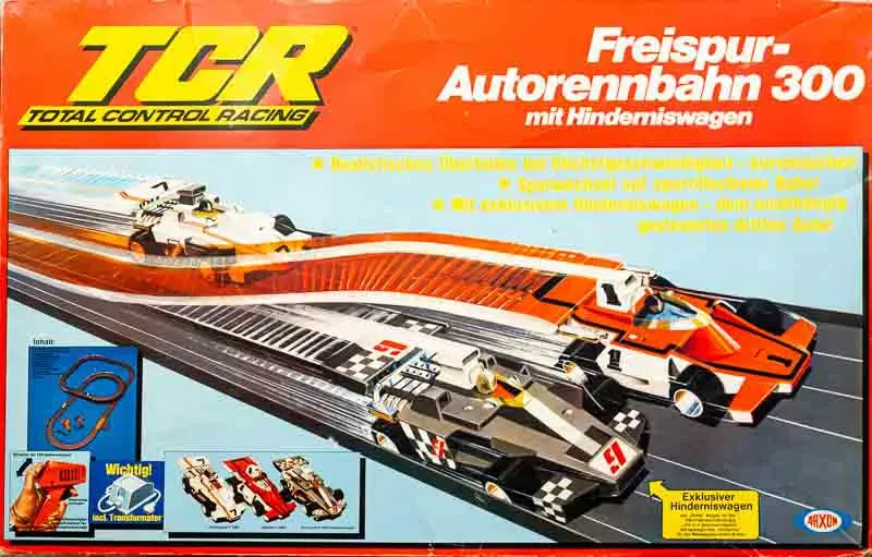 TCR Freispur-Autorennbahn 300 mit Hinderniswagen - Bild 1