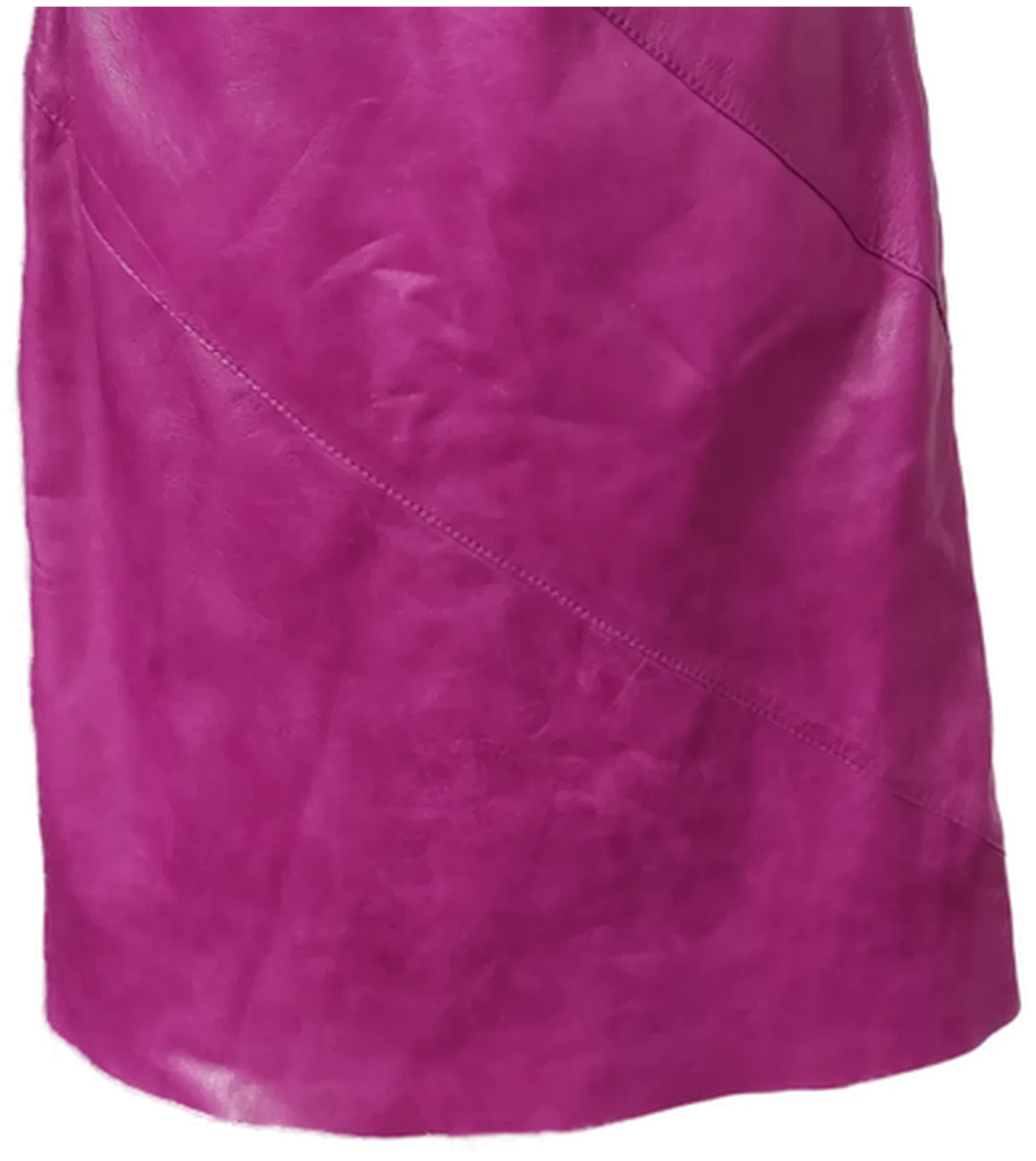 Cigno Nero Damen Zweiteiler Kleid mit Jacke aus Leder in pink Gr.36 – Bild 4